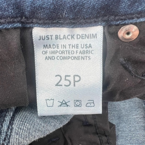 Just Black Blue Skinny Jeans Size 25 Petite Women’s - Picture 6 of 6